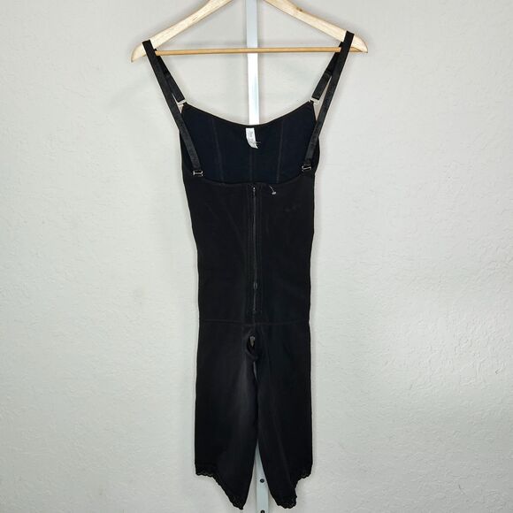 Ann Michell Shapewear‎ Bodysuit Size L Black Zip Front Compression Faja Girdle - Picture 4 of 6
